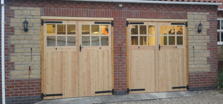 Side Hinged Wooden Garage Doors Woodbridge